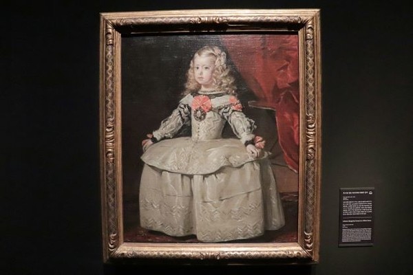 ▲궁정 화가 디에고 벨라스케스(Diego Velázquez)의 ‘흰 옷을 입은 마르가리타 테레사 공주’다.