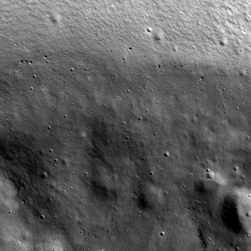 ▲ 다누리호에 탑재된 섀도캠이 촬영한 달의 영구 음영지역이다. (사진 제공 = [NASA/KARI/Arizona State University])